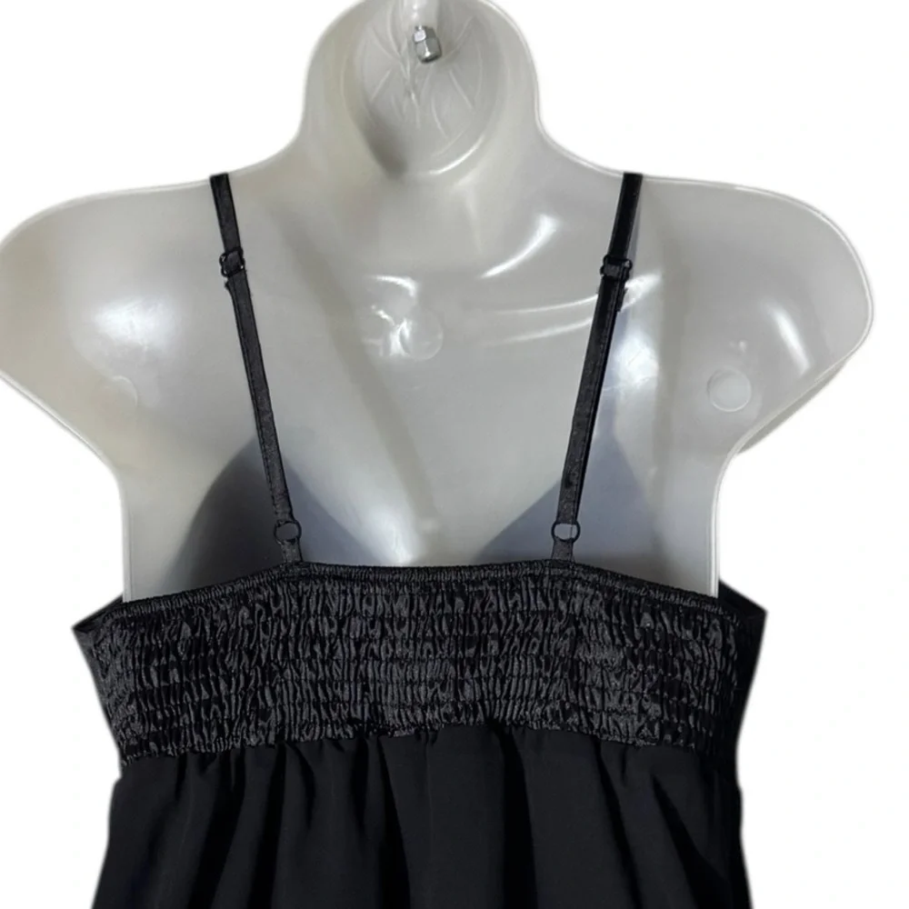 Y2K Romwe Babydoll Top Small Festival Dark Romantic‎ Fairy Grunge Feminine Black - Picture 5 of 9